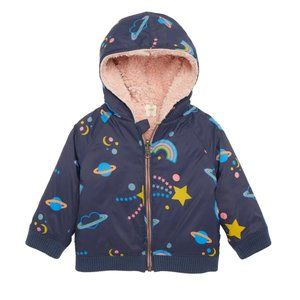 Tucker + Tate Reversible Cozy Hooded Jacket 9m